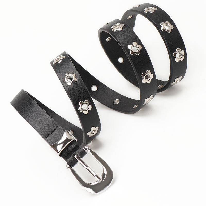 Women's Retro High-grade Air Eye Punk Characteristic Female Belts