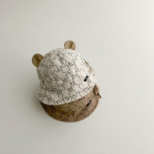 Hat Korean Style Little Bear Boys Kids' Headwear