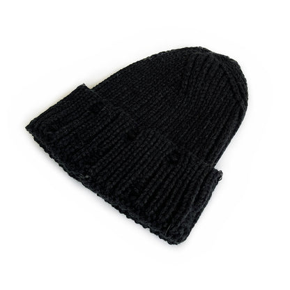 Children's Brother Knitted Hat Fashion Holes Beggar Kids' Headwear