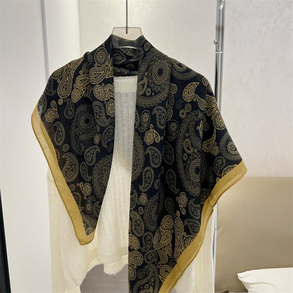 Korean Style Cotton Linen Thin Cape Scarfs