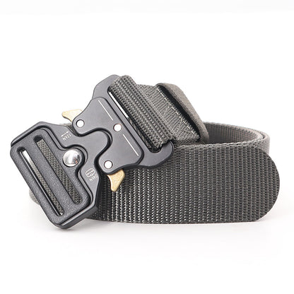 Women's & Men's Outdoor Camouflage Tactical Alloy Canvas Nylon Belts