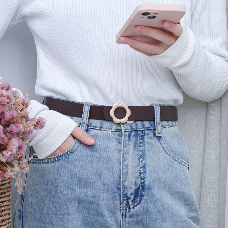 Women's Thin Summer Versatile Jeans Decoration Fashion Belts