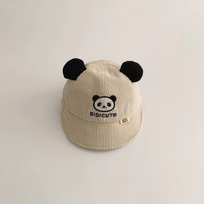 Fashion Hat Cute Panda Warm Peaked Kids' Headwear