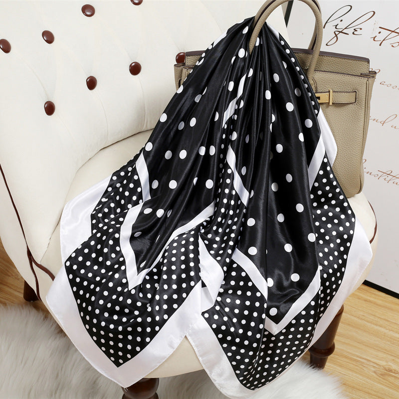 Large Kerchief Printed Female Mother's Outer Scarfs