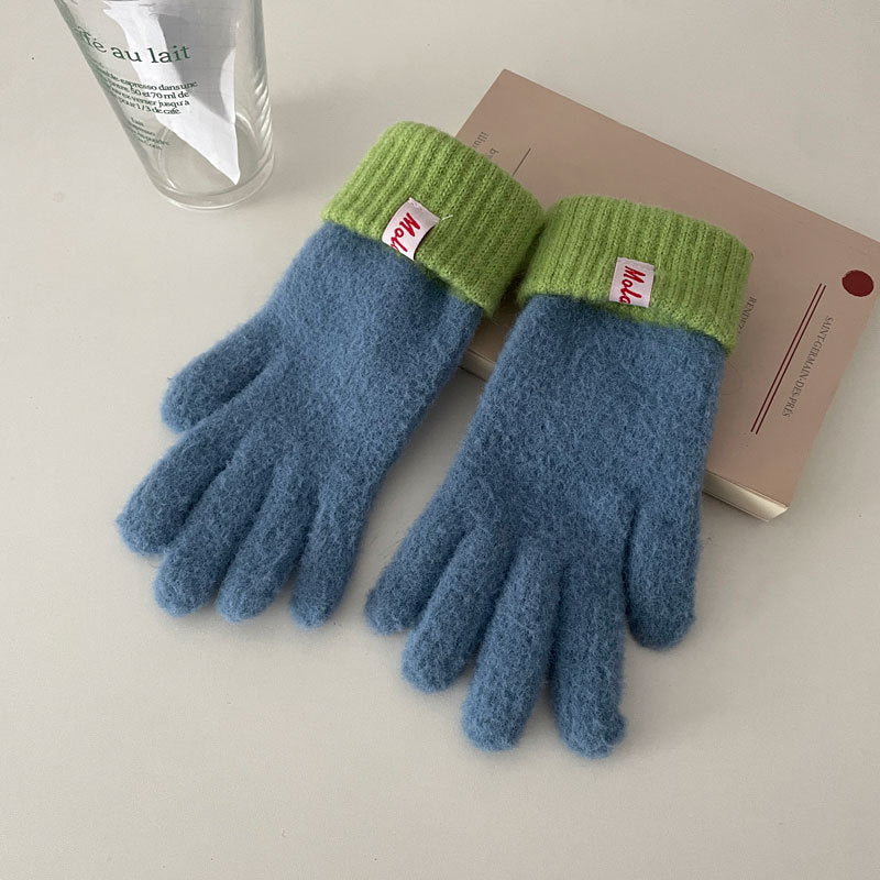 Fingers Separate Travel Convenient Exposed Two Playable Mobile Gloves