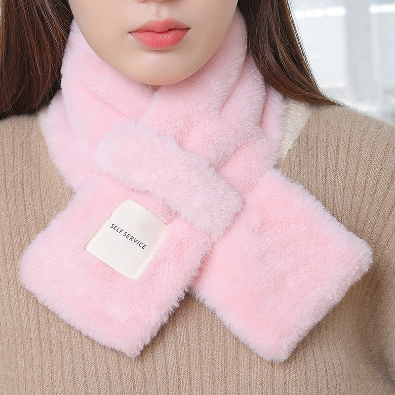 Warm Imitation Rabbit Fur Fake Collar Super Scarfs