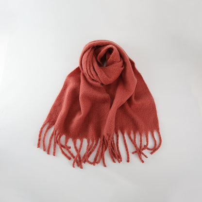 Women's Z's Macaron Solid Color Artificial Cashmere Winter Scarfs