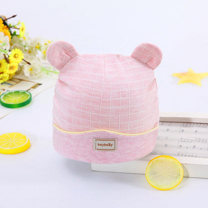 Hat Cotton Double Layer Thin Born Kids' Headwear