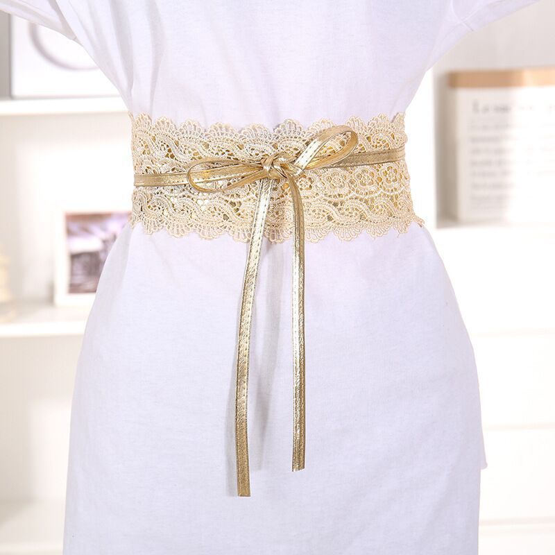 Women's Lace Bandage Girdle Clothing Accessories Retro Easy Matching Belts