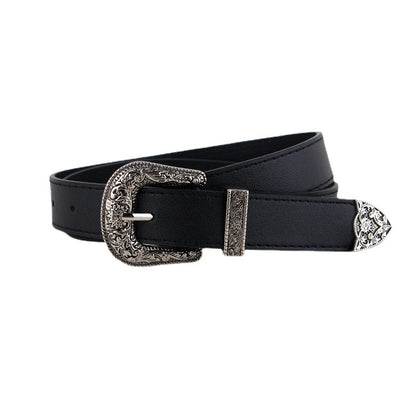 Women's & Men's Punk Hot Asian Culture Vintage Engraving Belts