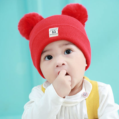 Children's Hat Unisex Winter Warm Wool Kids' Headwear