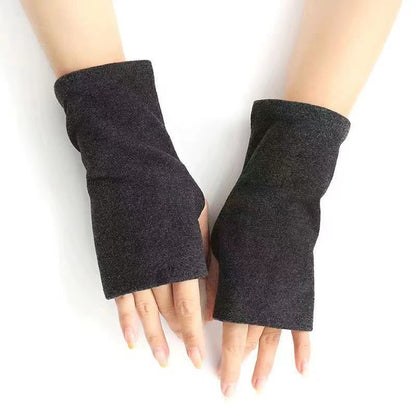 Finger Male Female Self-heating Fleece-lined Wrist Gloves