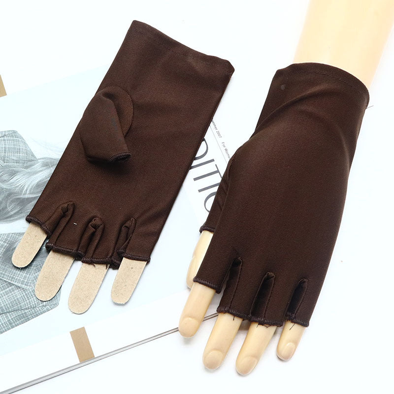 Women's Spandex Summer Solid Color Thin Jewelry Gloves