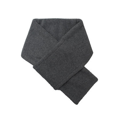 Men's Warm Fashionable Simple Solid Color Polar Scarfs