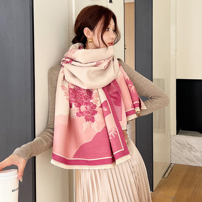 Women's Style Printed Fashion Artificial Cashmere Air Scarfs