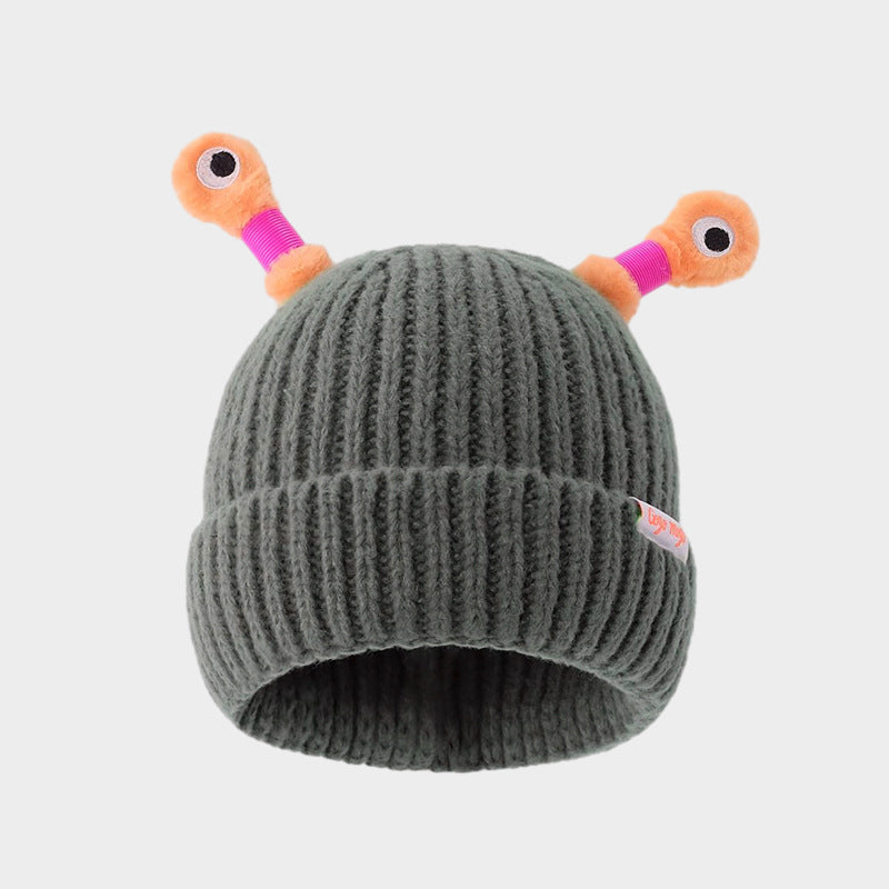 Children's Woolen Cute Cartoon Funny Tentacles Boys Warm Kids' Headwear