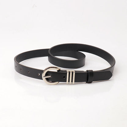 Women's Simple High-grade Imitation Leather Style Decorative Belts