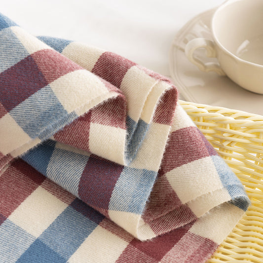 Sweet Color Plaid Winter Chessboard Artificial Cashmere Korean Style Scarfs