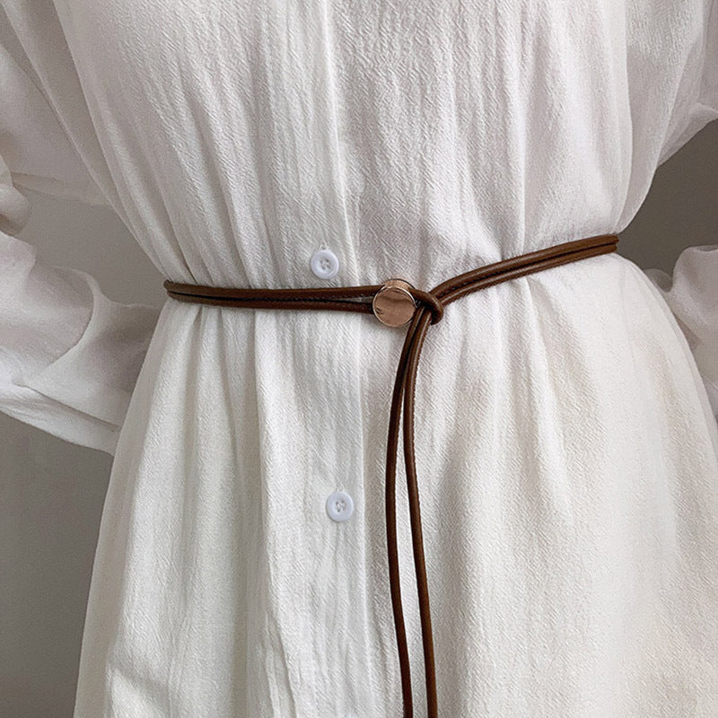 Women's Skirt Shirt Dress Decoration Long Waist Belts