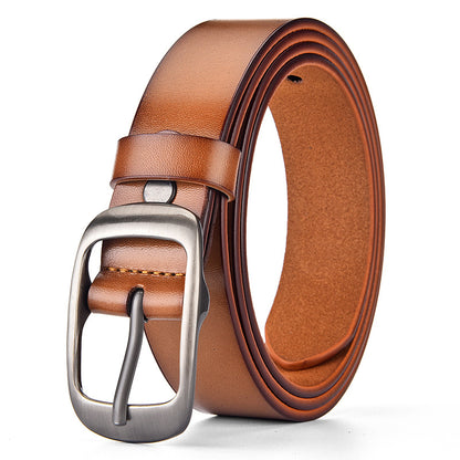 Women's Fashion Casual Versatile Korean Style Imitation Leather Pin Belts