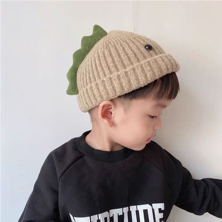 Hat Cute Super Dinosaur Woolen Boys Kids' Headwear