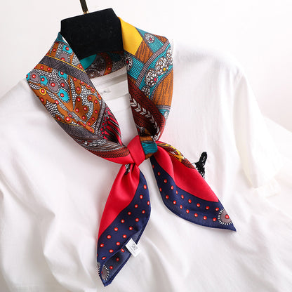 Women's Artificial Small Square Towel Professional Decoration Scarfs