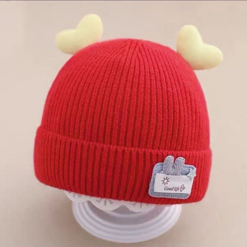 Super Cute Boy Woolen Knitted Warm Kids' Headwear