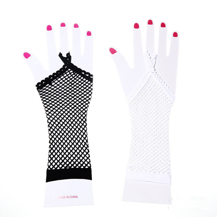 Women's Party Lace Fishnet Nightclub Sexy Gloves