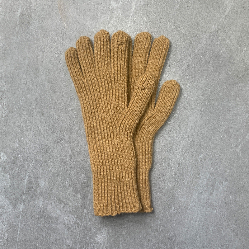 Women's & Men's Knitted For Warm Hole Open Finger Gloves