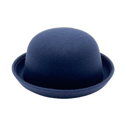 Woolen Billycock Male Imitation Cashmere Flanging Hat Female Trend Hats & Caps