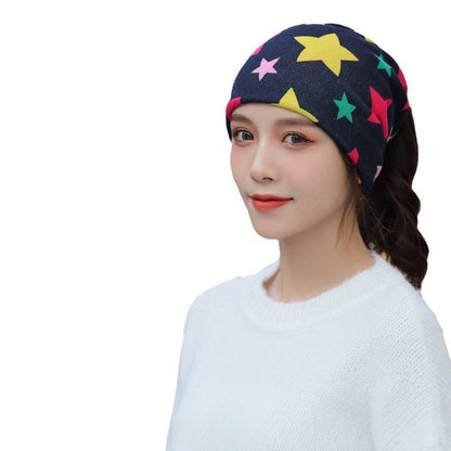 Women's Korean Bandana Windproof Warm Twisted Hat Hats & Caps