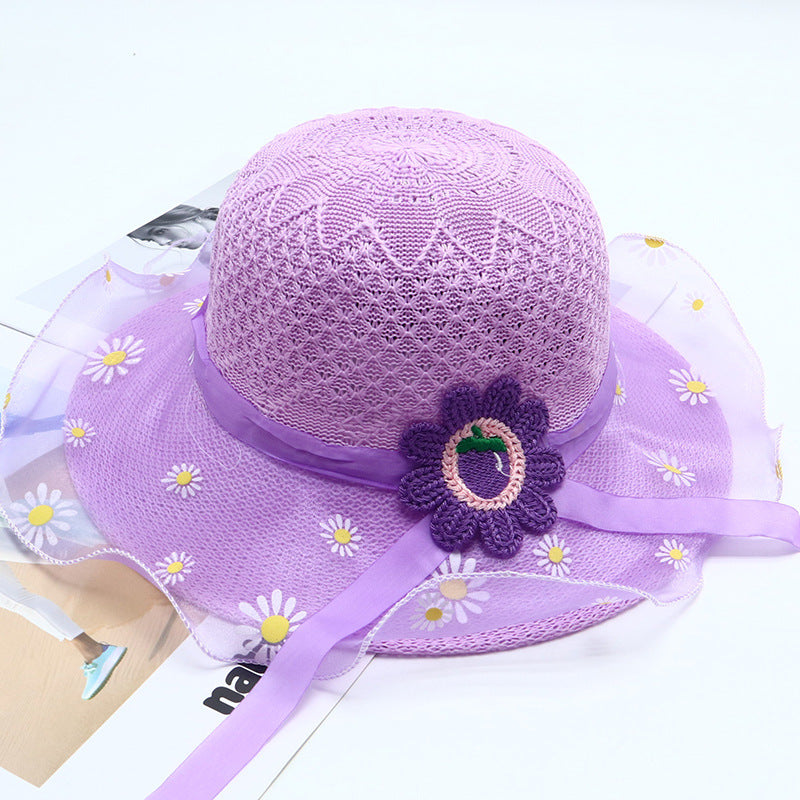 Children's Straw Summer Fisherman Boy Sun Protection The Kids' Headwear