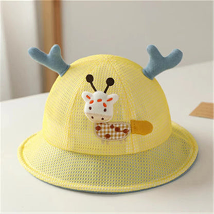 Children's Hat Protective Mask Bucket Male Female Kids' Headwear