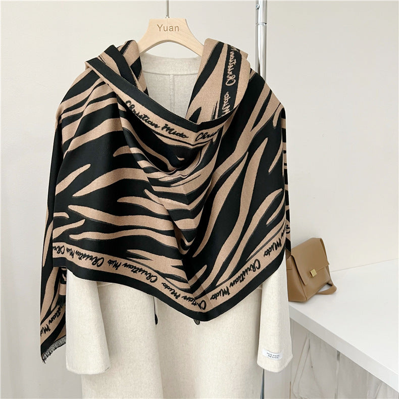 Women's Outer Match Neck Warmer Office Blanket Scarfs