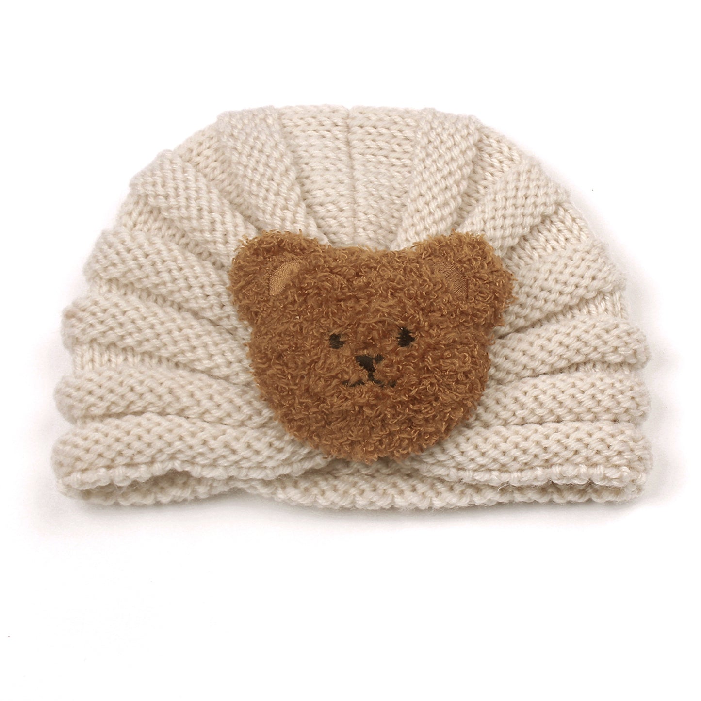 Warm Knitted Hat Cute Bear Head Kids' Headwear