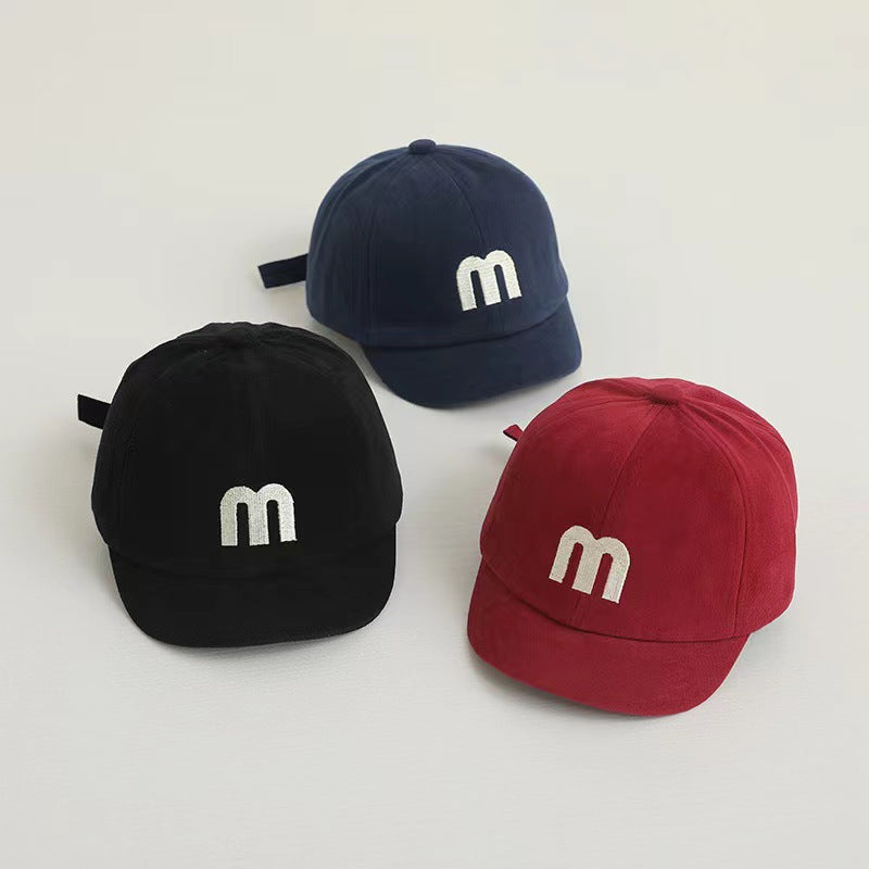 Children's Korean Style Boys Letter Label Baseball Kids' Headwear