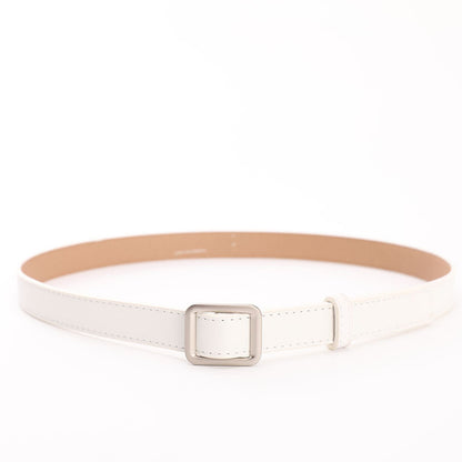 Women's Square Buckle Versatile Simple Retro Decorative Belts