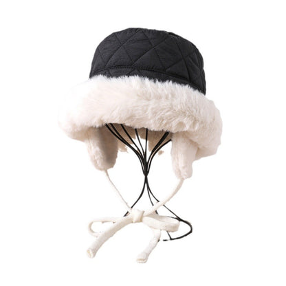 Women's Plush Warm Earflaps Northeast Cold Proof Hats & Caps