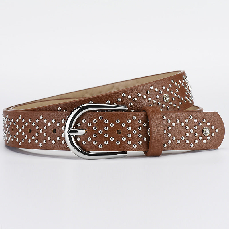 Women's & Men's Buckle Willow Punk High Sense Trendy Belts