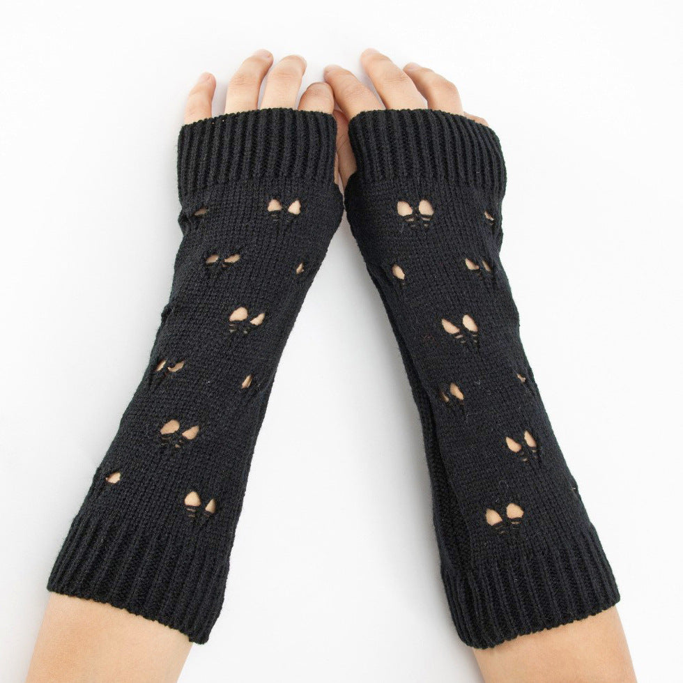 Women's & Men's Keep Warm Pile Style Arm Sleeve Gloves