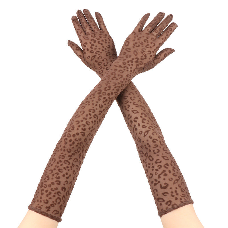 Women's Mesh Thin Lace Driving Sun Protection Halloween Gloves