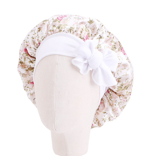 Cute Printed Satin Round Elastic Bandage Kids' Headwear