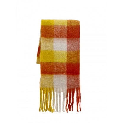 Warm Rainbow Plaid Long Soft Glutinous Scarfs