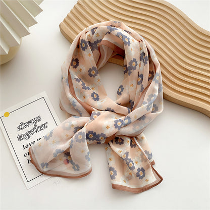 Women's Autumn Summer Versatile Fashionable Stylish Thin Decorative Scarfs