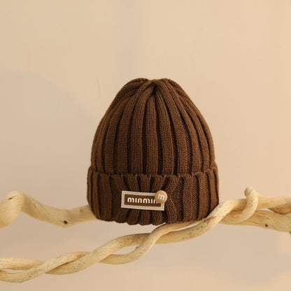 Children's Outdoor Keep Warm Knitted Hat Western Style Kids' Headwear