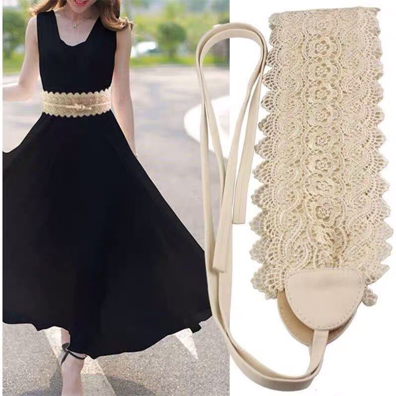 Women's Lace Bandage Girdle Clothing Accessories Retro Easy Matching Belts