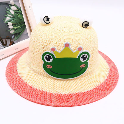 Children's Straw Summer Fisherman Boy Sun Protection The Kids' Headwear