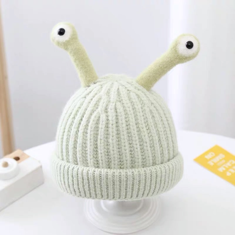 Children's Funny Hat Woolen Cute Cartoon Luminous Tentacles Warm Kids' Headwear