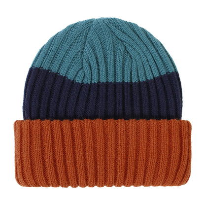 Children's Hat Warm Striped Mixing Colors Boys Kids' Headwear