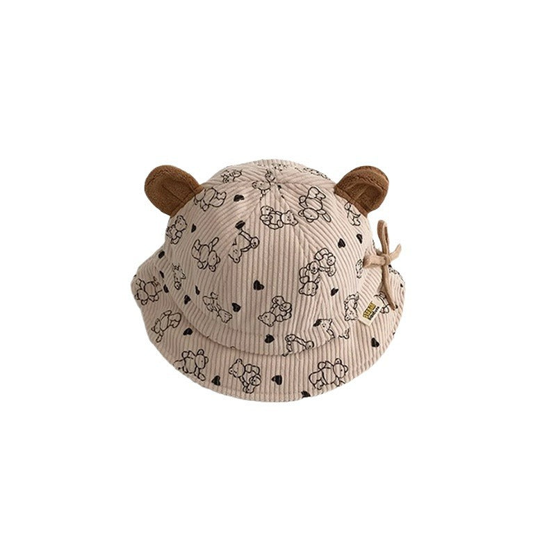 Hat Boy Cute Cartoon Bucket Fisherman Kids' Headwear